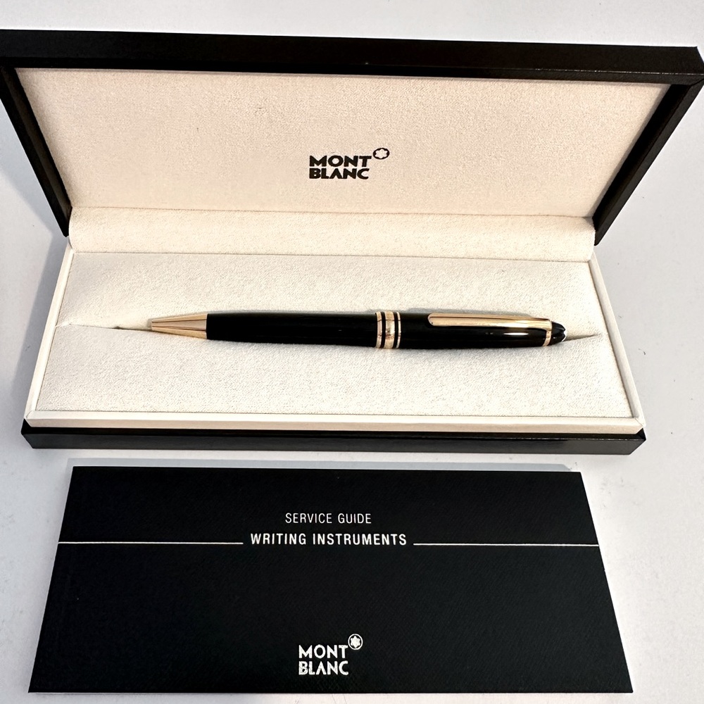 Genuine MONTBLANC gold-coated ballpoint pen
